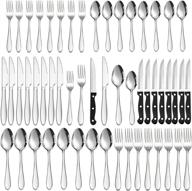 🍴 premium haware stainless steel silverware set - ideal for dishwashers & food service professionals logo