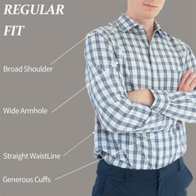 img 1 attached to Readyfit Long Sleeves Neck18 5 Sleeve37 5 XX Large Men's Clothing