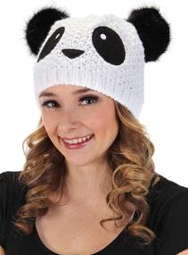 img 2 attached to Stay Warm and Cute with the elope Panda Knit Beanie