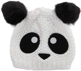 img 4 attached to Stay Warm and Cute with the elope Panda Knit Beanie