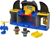 🦇 fisher-price little people batcave playset with friends logo