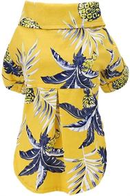 img 4 attached to Izefia Clothes Coconut Seabeach Hawaii Yellow