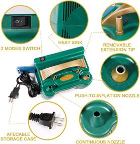 img 2 attached to LuluPlus Balloon Pump: Efficient 110V 600W Electric Inflator for Balloons: Dual Nozzle, Portable & Reliable!