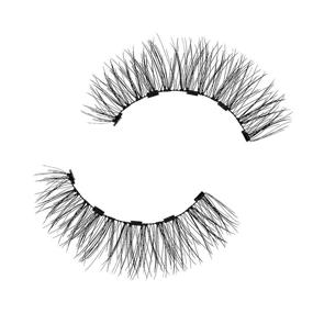 img 1 attached to KISS Magnetic Charm Lashes: 1 Pair of Synthetic False Eyelashes, 5 Double Strength 💋 Magnets, Wind Resistant, Dermatologist Tested, Long-lasting Up To 16 Hours, Reusable Up To 15 Times