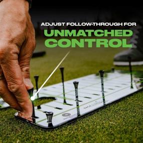 img 2 attached to 🏌️ OptiPath Portable Golf Putting Mirror - Swing Trainer Alignment Mirrors - Golfing Accessories Indoors & Outdoors - Golf Training Equipment - Pro Path