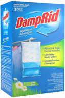 🌬️ damprid lavender vanilla hanging bag - 3 pack (16oz. ea.) - moisture absorber for closets, odor eliminator, excess moisture traps for fresher, cleaner air логотип