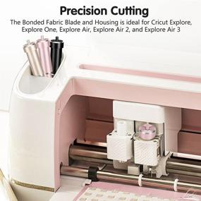 img 3 attached to 🔪 Bonded-Fabric Blade Kit for Cricut Explore Machines - Multicolor