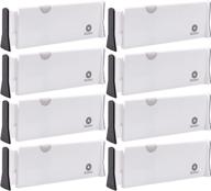 🗂️ qozary 8 pack adjustable drawer dividers: maximize space, organize your life! логотип