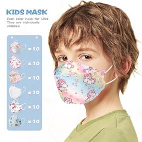 img 3 attached to Buaszay【Pack of 60 Individually Disposable Four Layer Comfortable Masks