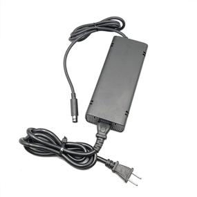 img 1 attached to New Genuine Microsoft Xbox 360E Power Supply AC Adapter - Compatible with Xbox 360 Elite + Power Cord