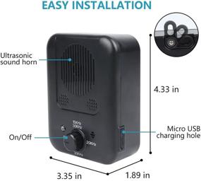 img 3 attached to Bark Control Device: Upgraded Ultrasonic Dog Bark Deterrent with 3 Levels for Effective Behavior Training