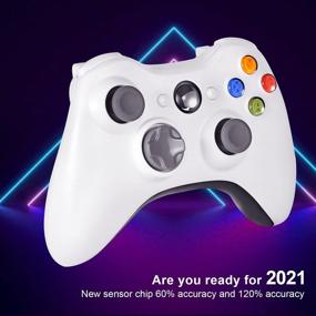 img 3 attached to 🎮 Astarry Wireless Controller for Xbox 360 & PC - Gamepad Joystick, Compatible with Windows 7, 8, 10 (White)