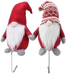 img 2 attached to Versatile Gnome Stocking Holders: Organize Your Mantel This Christmas