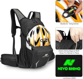 img 3 attached to NEVO Hydration Backpack Bladder Climbing Outdoor Recreation