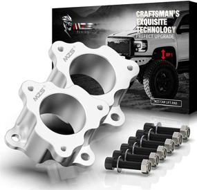 img 4 attached to 🚗 Enhance Performance with MZS Leveling Lift Kit 3" Front Strut Spacers for 2006-2020 R-a-m 1500 (4WD Only) Pickup