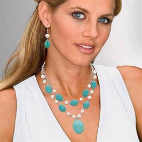 img 2 attached to Palm Beach Jewelry Freshwater Turquoise