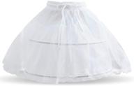 👗 enhance her dress with ttyaovo girl dress petticoat underskirt logo