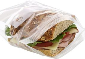 img 4 attached to 🥪 Royal Double Zipper Sandwich Bags: 6.5 x 6 Inch - Pack of 500, Ultimate Storage Solution!
