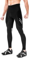 sportneer men's cycling bike pants with 4d padded and ankle zipper - ideal for bicycle, road bike, and mtb tights logo