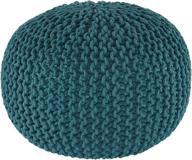 ashley furniture nils pouf: подписной дизайн "teal" для стильного дома логотип