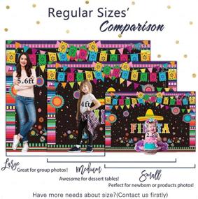 img 1 attached to 🎉 Vibrant Allenjoy 7x5ft Mexican Fiesta Backdrop: Perfect for Photography, Birthdays, and Festivals!