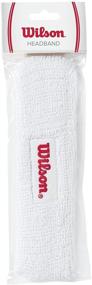 img 1 attached to Wilson Headbands in White - Enhance Your Sports Performance with Style