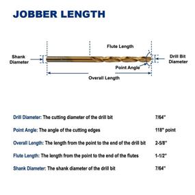 img 2 attached to 64 Inch Titanium Nitride Coated Plastic Cutting Tools in Industrial Drill Bits