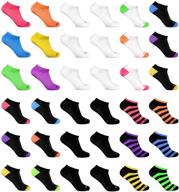 🧦 broadway apparel women's bulk 36 pack ultimate athletic sport low cut casual ankle socks (size 9-11) logo