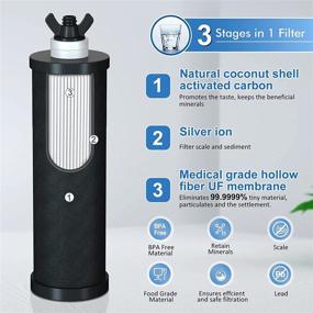 img 1 attached to 💧 Purewell Gravity Fed Capacity Purification Elements: Efficient Water Filtration Solution