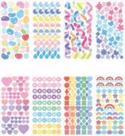 🎨 denaly hyun chae alphabet decorative sticker set - 8-pack logo