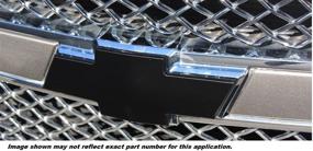 img 1 attached to 🏁 Черный порошково-покрытый эмблема задней двери из бильета Chevrolet без рамки All Sales 96093K