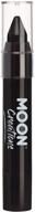 🎨 moon creations face paint stick/body crayon makeup for face & body 0.12oz - black logo