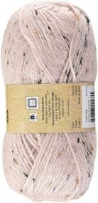 img 1 attached to 🔍 Enhanced SEO: Mary Maxim Y083-302 Rose Quartz Natural Alpaca Tweed Yarn