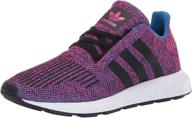 adidas originals swift run sneaker for kids - unisex option logo