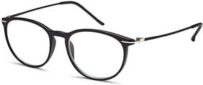 img 4 attached to 👓 VVDQELLA Blue Blocking Computer Reading Glasses: UV Protection, Anti Glare TR90 Lightweight Frame for Women & Men