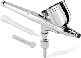 img 2 attached to 🎨 Versatile PointZero Dual-Action Airbrush Set with Mini Compressor Kit