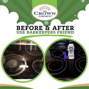 img 2 attached to 🧼 Keep Your Cooktop Sparkling with Bar Keepers Friend 3-in-1 Detail Cleaning Brush Set and Safe Plastic Scraper