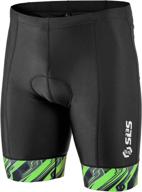 🏊 men's 8 inch swim bike tri shorts - triathlete shorts with 4 pocket front for triathlon logo