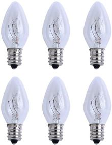 img 4 attached to 💡 15 Watt Bulbs for Scentsy Plug-in Nightlight Wax Warmers, Home Fragrance Wax Diffusers & Salt Lamps: 6 Pack of 120V Scentsy Warmer Bulbs