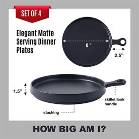 img 1 attached to 🍳 Discover the Exquisite Bruntmor Porcelain Elegant Serving Skillet for Your Culinary Delights!