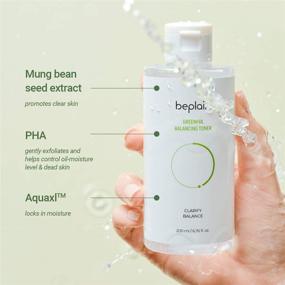 img 3 attached to Beplain Greenful Balancing Toner: Daily Pore Refining Solution for Oily and Sensitive Skin, PHA-Powered Exfoliation to Reduce Excess Sebum