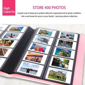 img 3 attached to 400 Pockets Photo Album For Fujifilm Instax Mini Camera Camera & Photo
