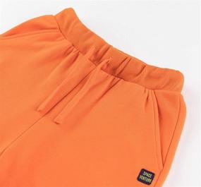 img 2 attached to Sleek and sporty: SPACE VENTURE Brushed Sweatpants for Active Girls' Athletics