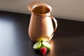 img 3 attached to 💧 Kosdeg Copper Pitcher 68 Oz - Boost Health Now: Hydrate, Reduce Sugar & Experience the Pure Copper Benefits!