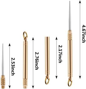 img 3 attached to 🔪 Titanium Toothpicks Portable Outdoor Food Service Equipment & Supplies