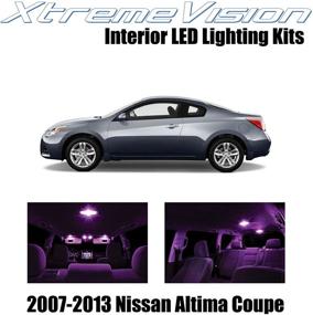 img 4 attached to XtremeVision Interior LED For Nissan Altima Coupe 2 Door 2007-2013 (15 Pieces) Pink Interior LED Kit Installation Tool