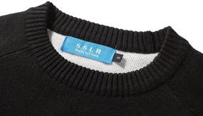 img 2 attached to 🎄 Christmas Boys' Clothing: SSLR Crewneck Reindeer Pullover