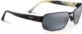 img 3 attached to 🕶️ Стильные прямоугольные солнцезащитные очки Maui Jim Black Coral