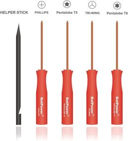 img 1 attached to 🔧 BatPower S2 Mac Laptop Screwdriver Set with Pentalobe 5, Pentalobe 6, Tri Wing, Phillips Head & Helper Stick for Apple MacBook Pro/Air (All Versions)