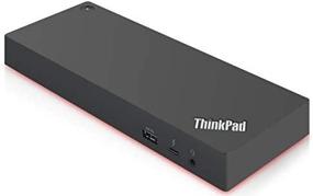 img 4 attached to 💻 Lenovo ThinkPad Thunderbolt 3 Dock Gen 2 135W (40AN0135US): Dual 4K Display, HDMI, DP, USB-C, USB 3.1, Black